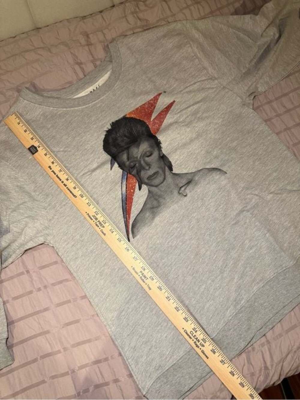 Vintage Canvas David Bowie Lightweight Crewneck Sweatshirt - Picture 6 of 6